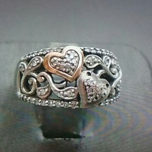 Silver/ Diamond Ring